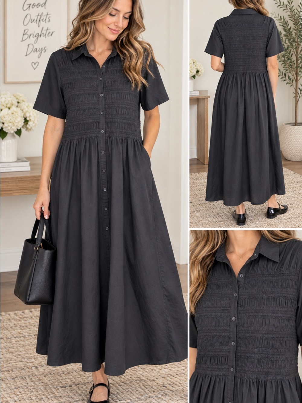 NWT J. Crew Elsie shirt-dress in cotton poplin XL